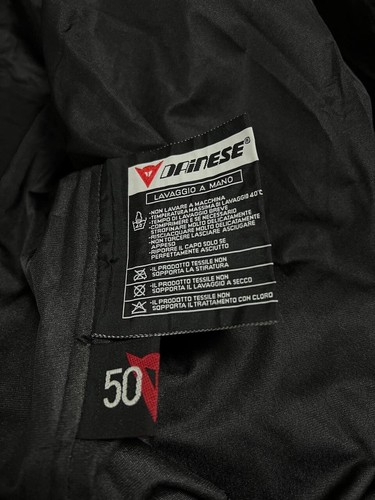 Vintage Dainese Textile Gore-Tex Jacket Motorcycle shoulder+elbow protect sz 50 - Picture 6 of 11