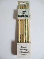 Kartopu Nadelspiel 4Mm StäRke Bambus Stricknadeln Nadeln Stricken (3,75€/Stck)
