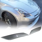 US 2003-2008 Fits Nissan Z33 Fairlady 350Z Painted Front Eyelids Eyebrows #WV2
