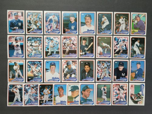 JUEGOS DE EQUIPO YANKEES Tu elección 1986 a 2022 Topps Fleer Donruss puntuación OPC UD tarjetas - Imagen 17 de 52