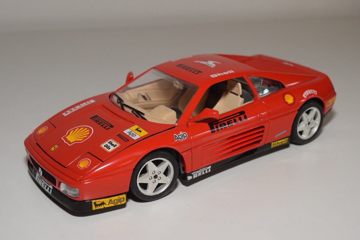 Burago フェラーリ348tb 1989 Burago 1989 Ferrari 348 TB Diecast 1:18 Scale Boxed, Blue | eBay