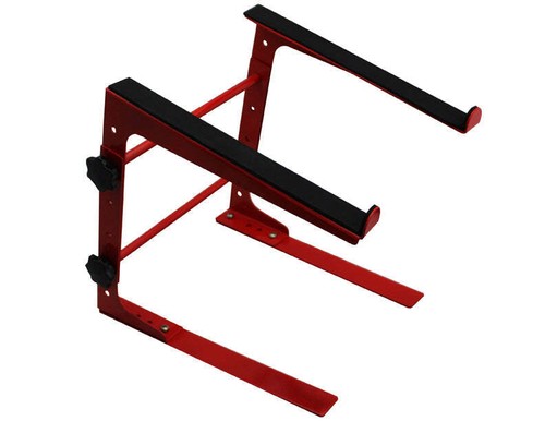 MR DJ LTS109RD Laptop Computer Stand Red Disc Jockey PC Table Rack Mount Bracket - Picture 2 of 6