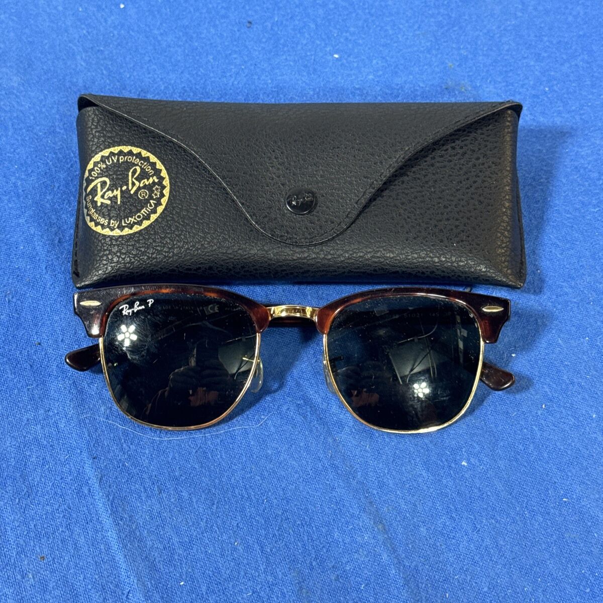 Ray Ban clubmaster classic RB3016 990/58 51-21 Sunglasses Ray Ban clubmaster classic RB3016 990/58 51-21 Sunglasses