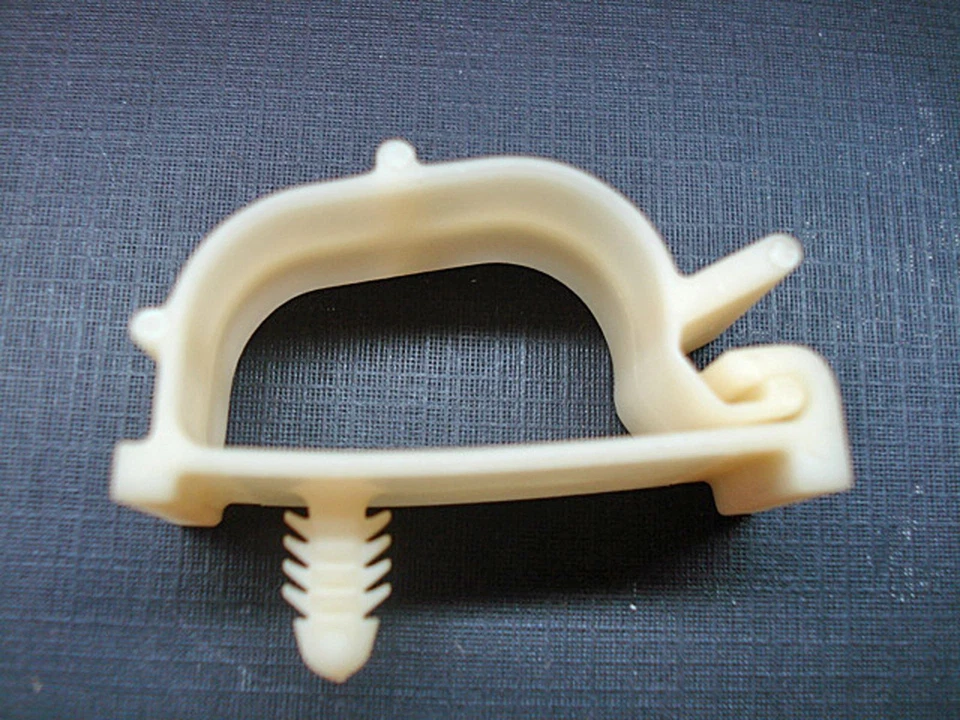 10 pcs NORS under dash trunk hood wiring routing clips wire cable clamps M - Image 3 of 3