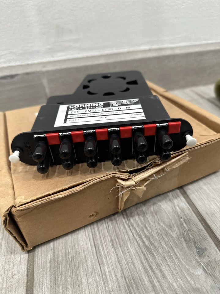 ⚡️Corning CCH-CM12-STSC-D-M Fiber Panel 6 Duplex 6 Port ⚡️ - Image 2 of 4