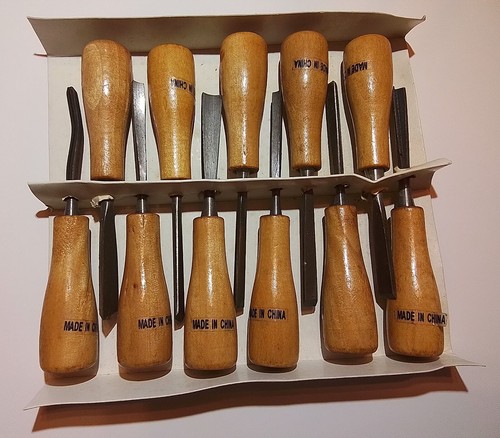 *11 Piece Wood Carving Chisel Set in Box* | eBay