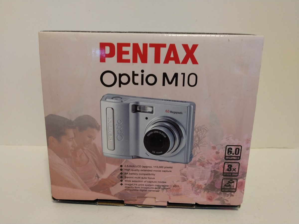 PENTAX OPTIO M10 6.0MP Compact Digital Camera, Silver, Working, Strap, Case, USB | eBay PENTAX OPTIO M10 6.0MP Compact Digital Camera, Silver, Working, Strap, Case, USB | eBay