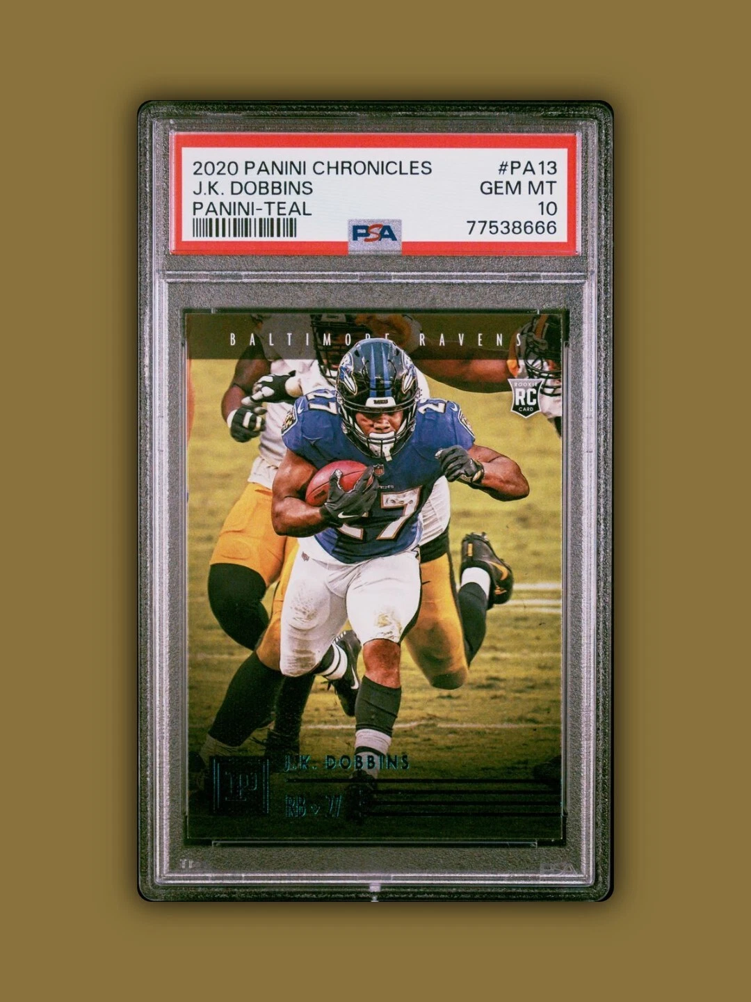 JK Dobbins Panini Chronicles Panini #PA13 Teal
