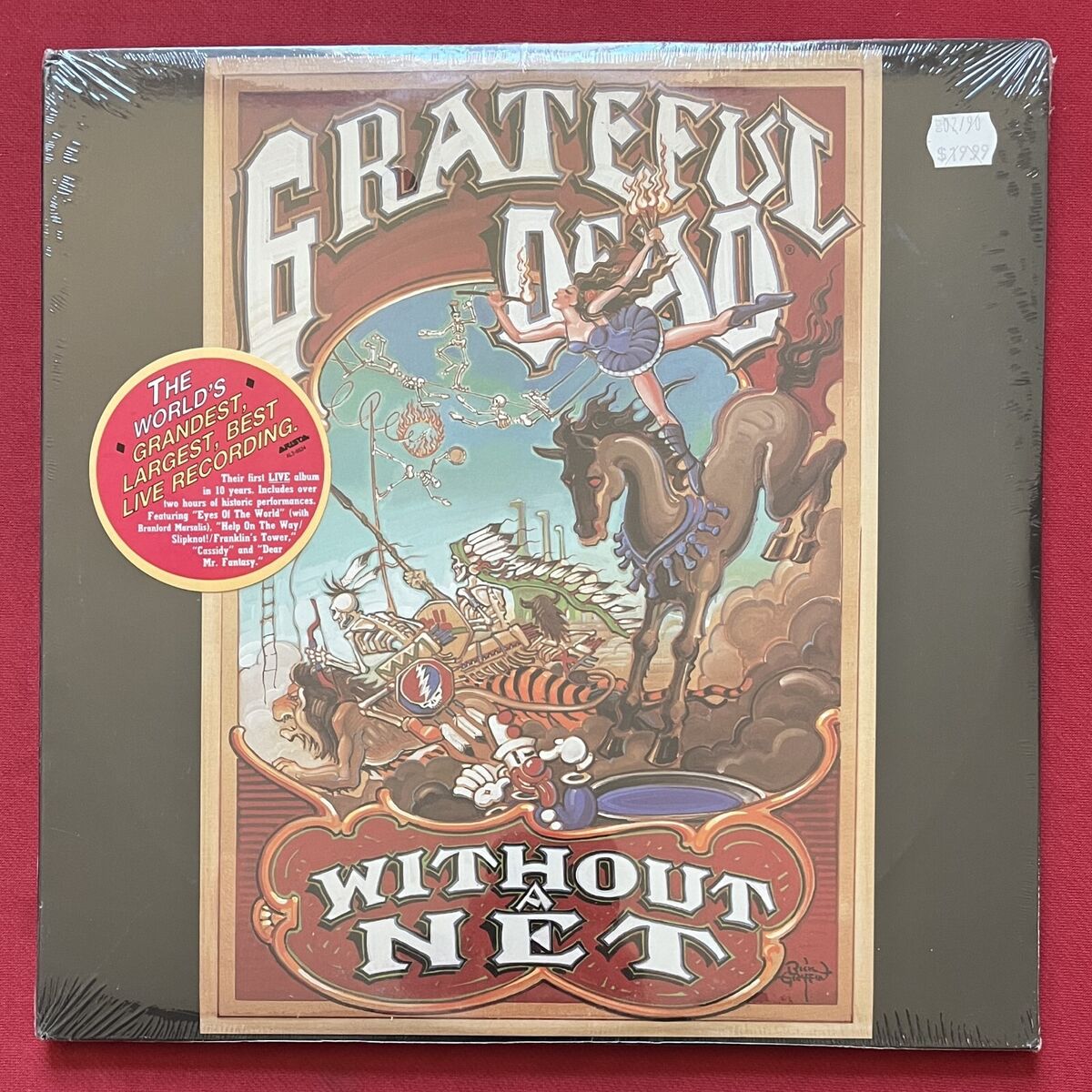 3LP The Grateful Dead Without A Net R1518722 Rhino Records 未開封 /00920 GRATEFUL DEAD~WITHOUT A NET 3LP MINT SEALED! (1990) ORIG US