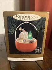 1995 Hallmark Jumping For Joy, Light & Motion Christmas Ornament-Quiet Motor NIB