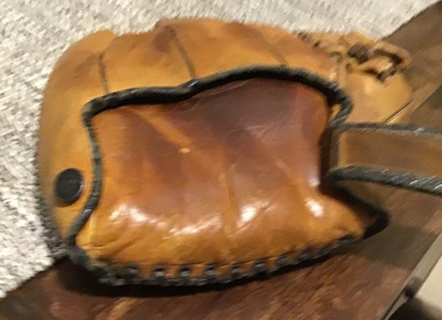 vintage split finger baseball glove. Vince DiMaggio. D&M. - Imagen 4 de 5