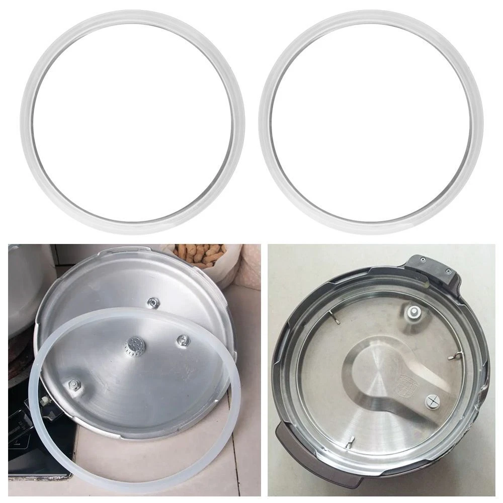 Tools Pressure Cooker Seal Ring Sealing Ring White Silicone Rubber
