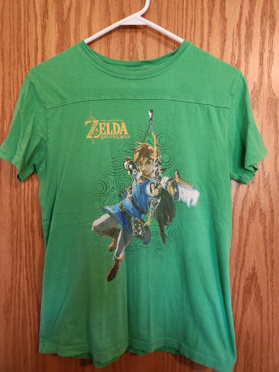 しゃつ Vintage Green The Legends Of Zelda Breath Of The Wild Short Sleeve