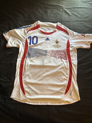 2006 フランス代表 No.10 ZIDANE Vintage France 2006 World Cup Away Jersey- Zinedine Zidane