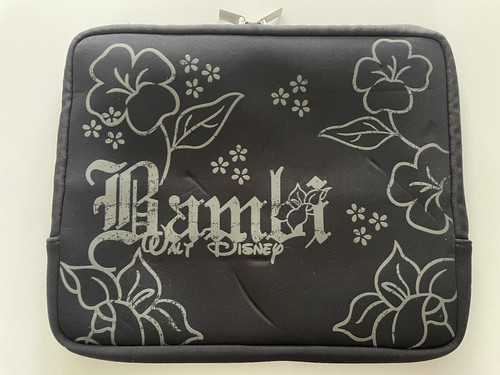 DISNEY BAMBI COMPUTER iPAD LAPTOP LIBRO PORTA FILE CUSTODIA ZIP NEOPRINA 12,5X9,5" - Foto 4 di 12