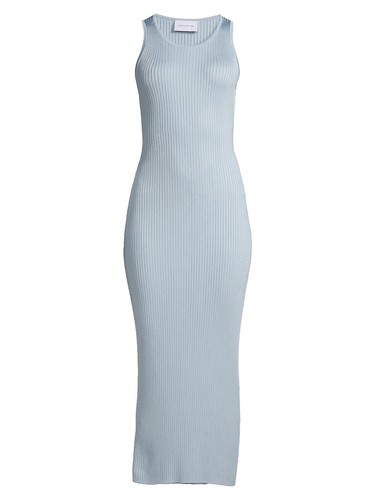 white christmas dresses Chain Link Shark Bite Midi Dress main image 1