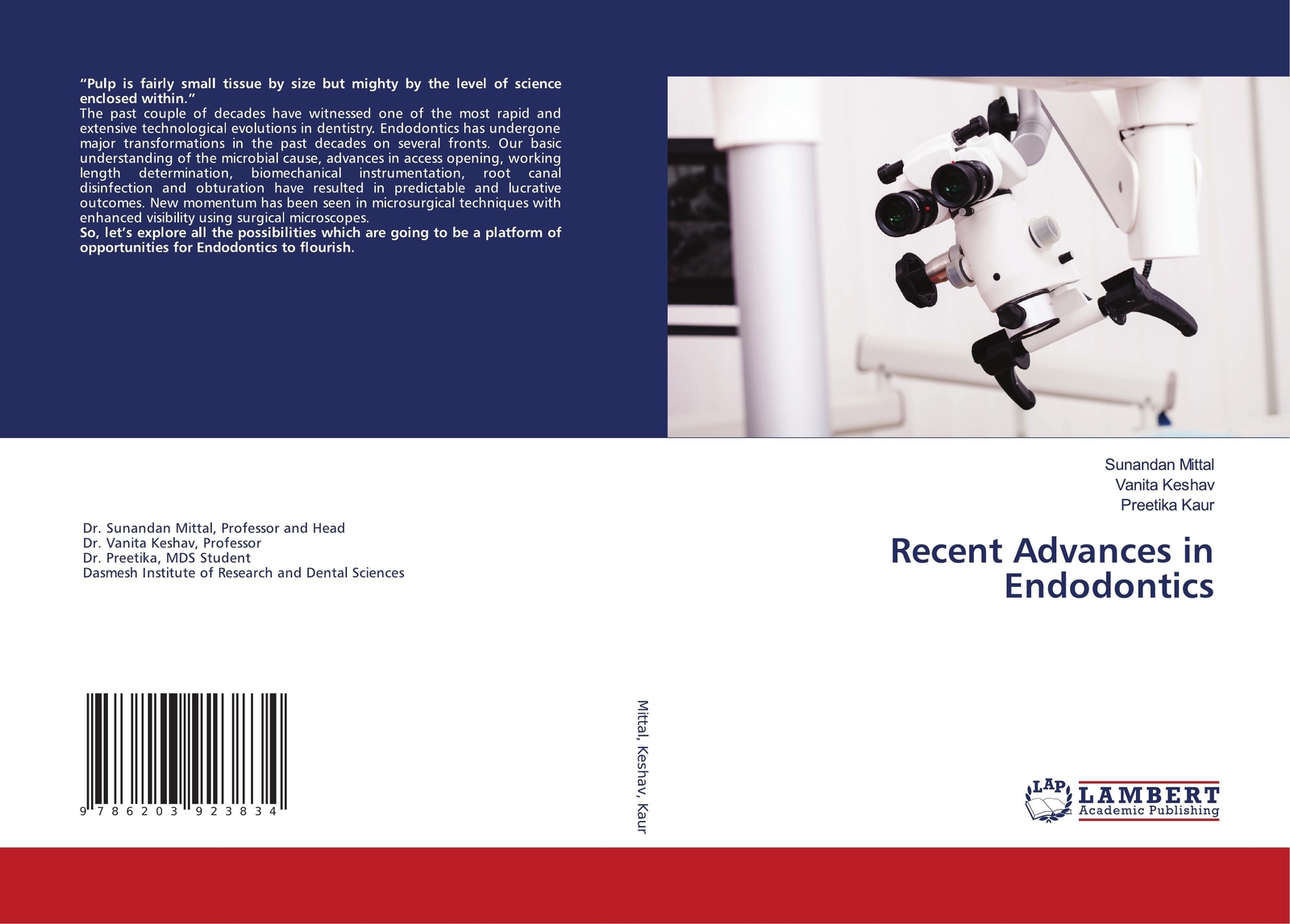 Thumbnail - Sunandan Mittal (u. A.) | Recent Advances In Endodontics | Taschenbuch