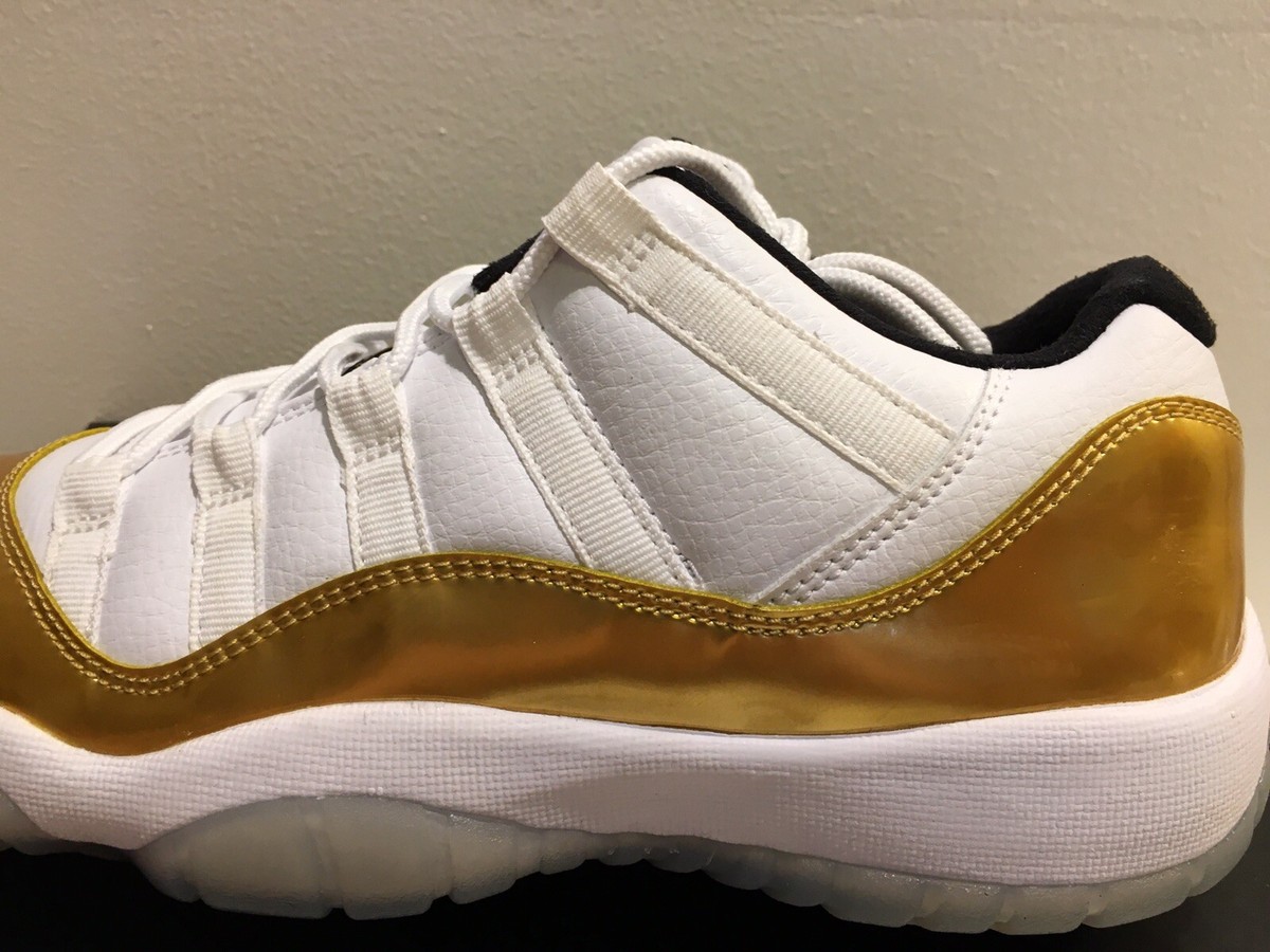 ゴールド　11 Air Jordan 11 XI Retro Low BG White Metallic Gold B-grade GS