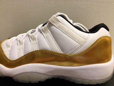 Air Jordan 11 XI Retro Low BG White Metallic Gold B-grade GS size