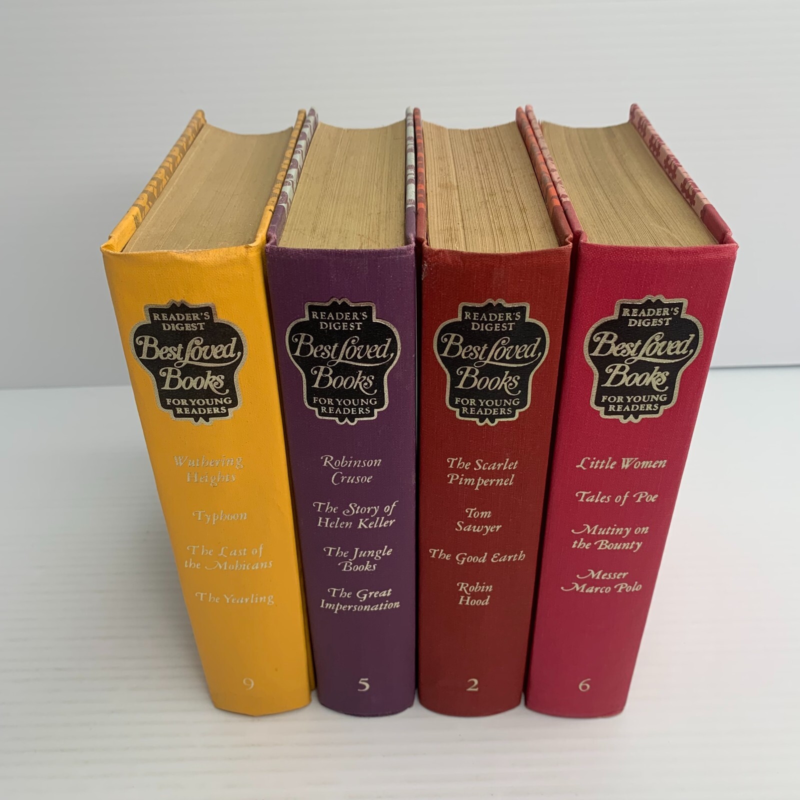 Lot of 4 Reader's Digest BEST LOVED BOOKS FOR YOUNG READERS First