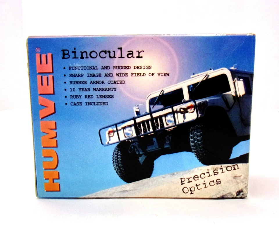 Big 5 Sporting Goods Humvee Binoculars 8 x 21 383Ft./1000yds Red Lenses NIB - Image 2 of 4