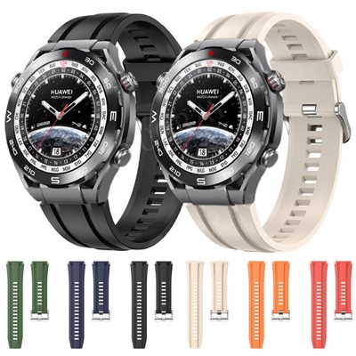 22mm Universal Silicone Watch Strap Sports Band For Smart Watches Replacement