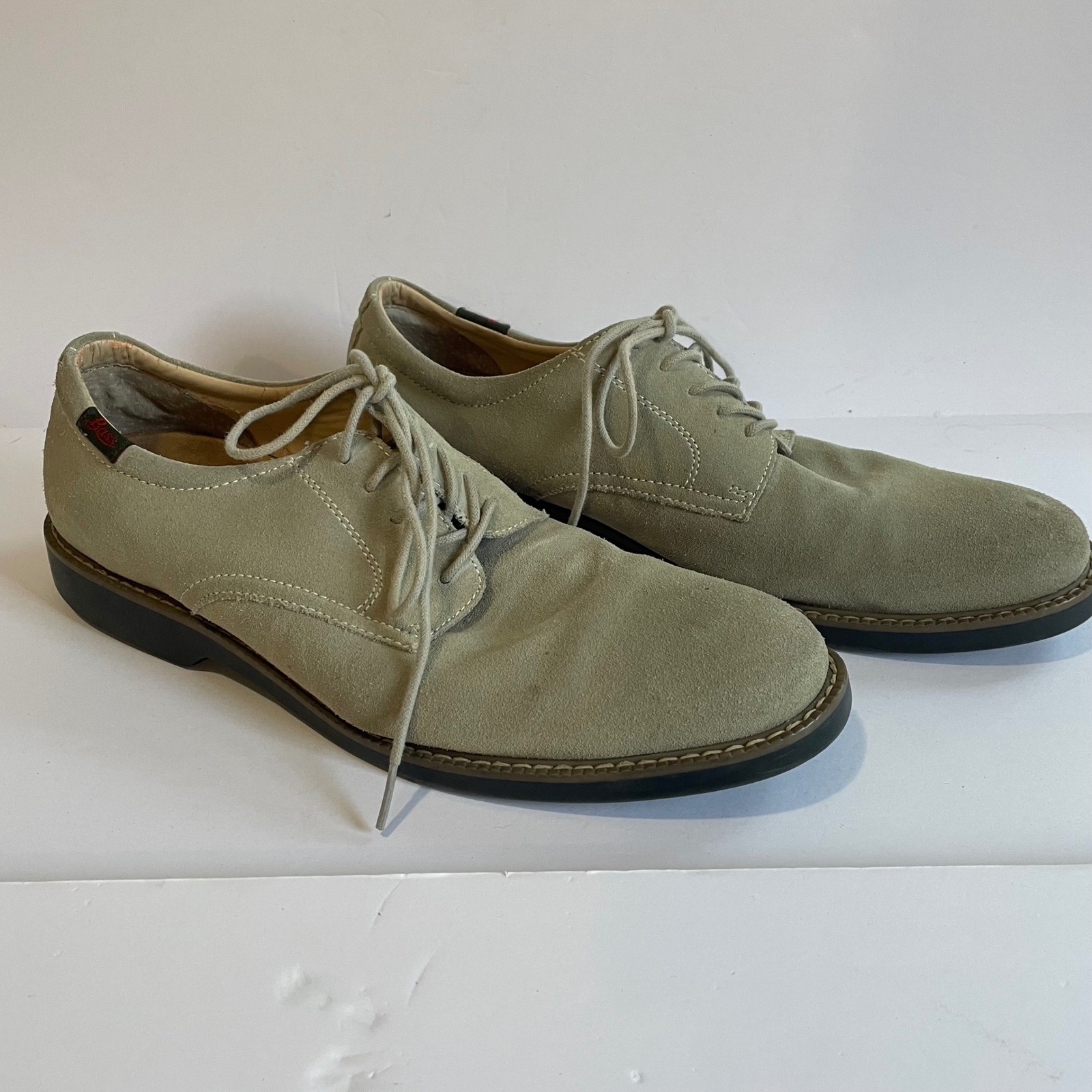 SAOLA G.H. Scarpe eleganti Oxford Bass & Co. Pasadena da uomo in pelle scamosciata stringate preppy