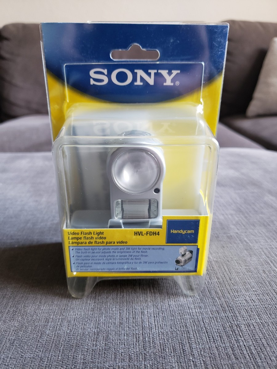 Vintage Sony Handycam Video Flash Light HVL-FDH4 - BRAND NEW OLD