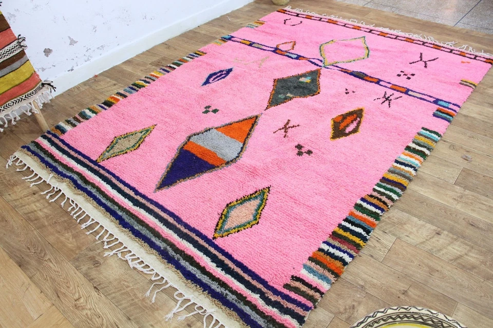 Custom moroccan rug - Moroccan rug - beni ourain rug wool rug boho - handcrafted - Image 4 of 4