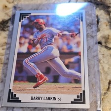 Leaf 1991 Cincinnati Reds Barry Larkin #168 MLB Baseball Card Base Set