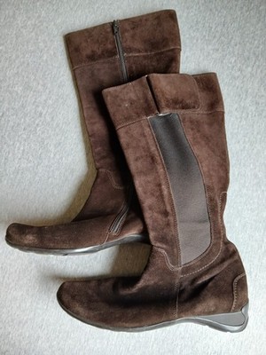 Paul Green Boots 6.5 Leather Suede Ranch Western Boho Equestrian Riding Abby