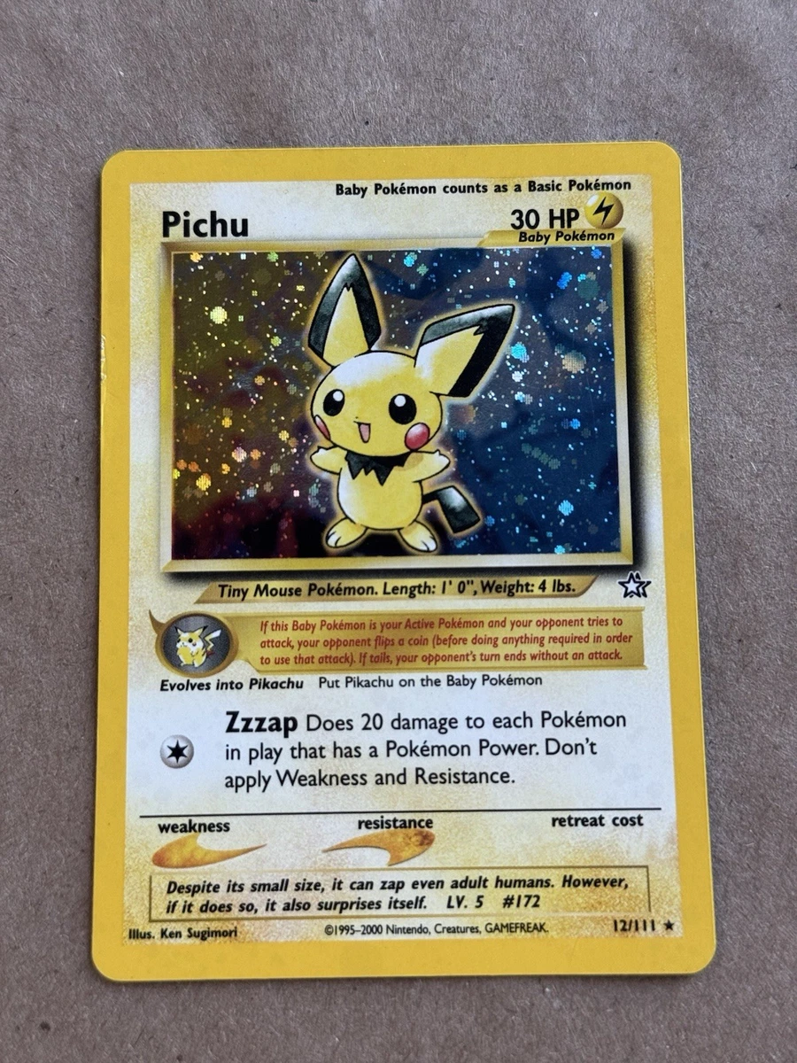 25+ Pichu 12/111 Neo Genesis for sale | Updated Oct 2026