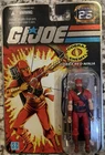 GI Joe 25th Anniversary Cobra Red Ninja The Enemy New MOC