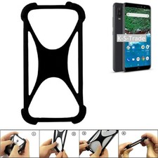 Bumper für BQ Aquaris X2 Pro Silikon Hülle Softcase Stoßschutz Kantenschutz S