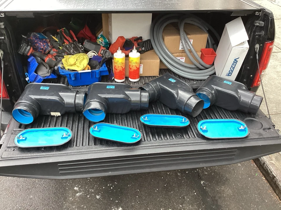 4” PVC Coated LB’S Ridgid With Coves - Image 3 of 4