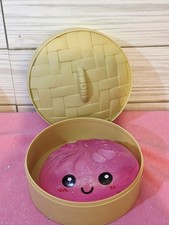 Large Pink Sugar Edition Dumpling Squishy Stress Relief Fidget Squeeze Toy