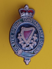 Ulster Special Constabulary 1970 Enamel Pin Badge.    EB3 #3