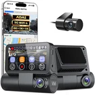 Touch Screen 3 Channel Dash Cam Ultra 4K+1080P+1080P Three lens Front Cabin Rear