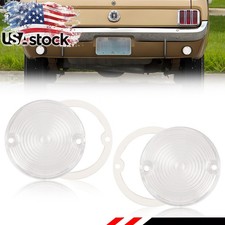 2x Clear Backup Light Lens For 1964-1968 Ford Mustang 1967-1968 Mercury Cougar 2x Clear Backup Light Lens For 1964-1968 Ford Mustang 1967-1968 Mercury Cougar