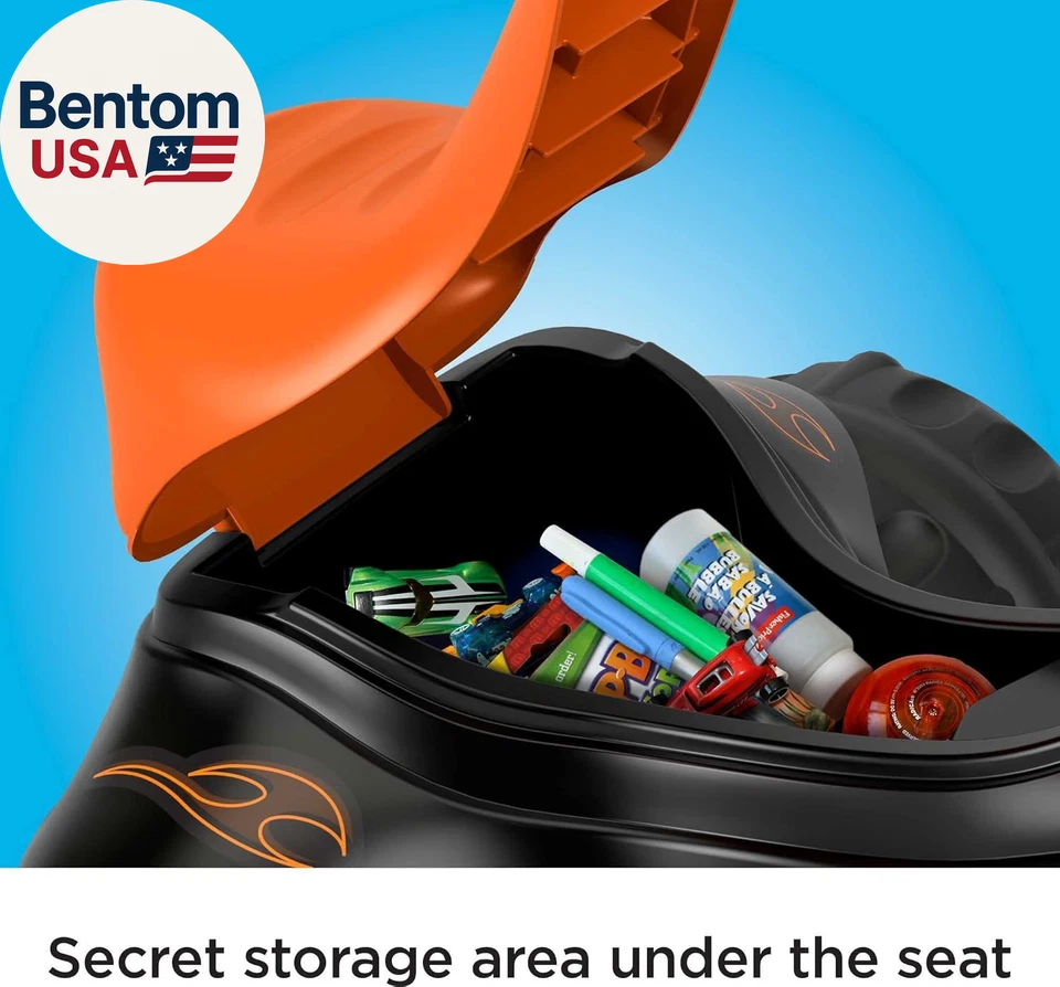 Triciclo Harley-Davidson Tough Trike para niños pequeños, bicicleta de juguete con empuñaduras de manillar y St Foto 3 de 4