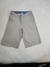 EUC Chaps RL Boys Khaki Shorts With 11" Inseam Size 14 Khaki