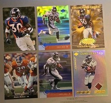 1996 1997 1999 2000 2024 Crash the Game Terrell Davis Denver Broncos Lot Of 7