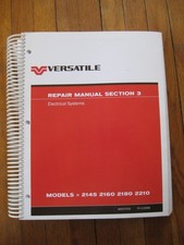 Versatile 2145 2160 2180 2210  Tractor Electrical System Service Repair Manual