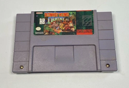 New ListingDonkey Kong Country (Super Nintendo) SNES Authentic & Tested, Battery Works!