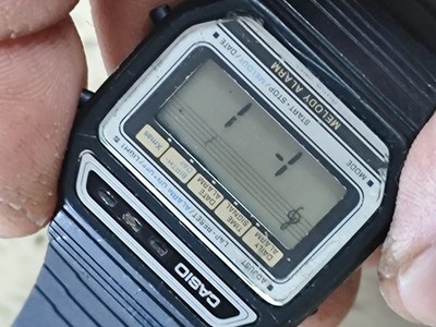 1980 CASIO Melody Alarm 408M-62 Quartz Digital Vintage Men's Watch 1980 CASIO Melody Alarm 408M-62 Quartz Digital Vintage Men's Watch