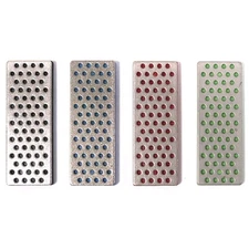 4pcs Snowboard Ski Edge Bevel Tuning Ski Wax Kit File 240/360/500/1000 Grit New