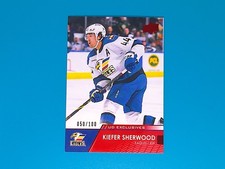 2021-22 Upper Deck AHL Hockey - Kiefer Sherwood #11 UD Exclusives Red 050/100