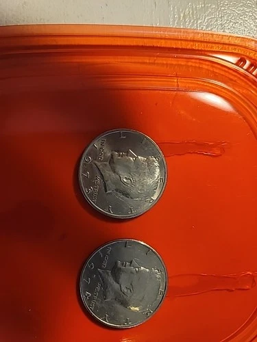 Kennedy Half Dollars 1973 And 1974 D  Very Fine