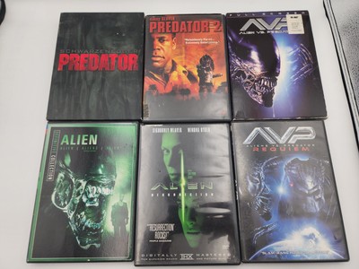 Predator Alien Movie DVD Lot 2 Avp Avpr Requiem 1 2 34 Resurrection 8 Movies