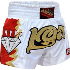RDX Pro Muay Thai Fight Shorts MMA Grappling Kick Boxing Trunks Martial Arts